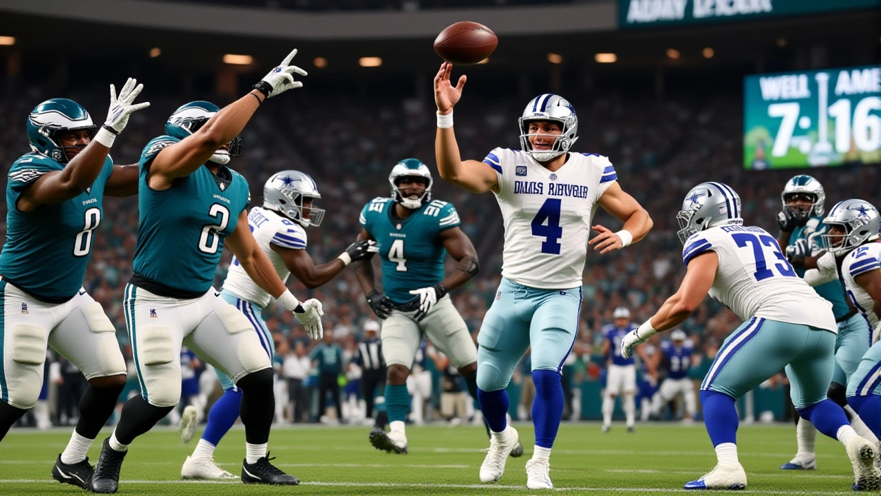 Dak Prescott rallies Cowboys from 21 down to beat Eagles 24-21 after breaking Tony Romo's record